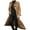 Khaki, variant on Mens Overcoat Winter Full Length Trench Coat Warm Long Jacket Formal Outerwear