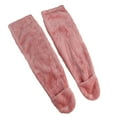 thumbnail image 5 of Segolike Plush Leg Warmer Slipper Stockings, Long Tube Knee Socks, Warm Thick Thigh High Socks, Womens Knee High Socks for Living Room Pink, 5 of 8