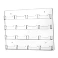 thumbnail image 4 of Porta tarjetas de presentación de acrílico para montaje en pared, almacenamiento de múltiples folletos, acrílico transparente 16 bolsillos, 4 of 9