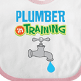 thumbnail image 4 of Inktastic Future Plumber in Training Boys Baby Bib, 4 of 4