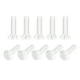 thumbnail image 1 of Unique Bargains M4x16mm Plastic Phillips Machine Screws, PC Flat Head Machine Bolts 25 Pack, 1 of 4