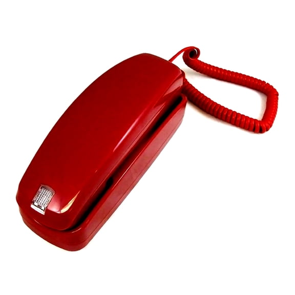 Golden Eagle GE5303 Red Trimline Corded Telephone