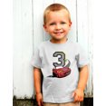 thumbnail image 3 of Exciting 3rd Birthday Boy T-Shirt - Fun Race Car Graphic Tee - Perfect Birthday Gift for Toddlers - Celebratory Kids Apparel for Three Year Olds - Car-Themed Birthday Party Wear, 3 of 6