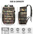 thumbnail image 3 of Insulated Cooler Backpack 20L - High Capacity Leakproof Soft Cooler Bag for Camping, Beach & Picnic, Long-Lasting Insulation Keeps Food & Drinks Cold/Hot 20H, Durable Oxford Bookcase, 3 of 5