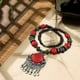 thumbnail image 3 of Collar bohemio jinwen Decoración Rojo, 3 of 5