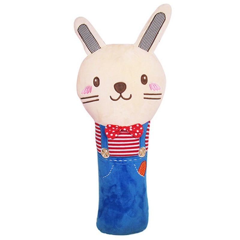 Baby Car Seat Belt Strap Covers Shoulder Pads with Cartoon Animal Baby Toy
