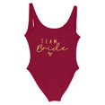 thumbnail image 5 of Women Fashion Letter Print Swimsuit Bikini Swimwear Bathing Sleeveless Backless Design, 5 of 5