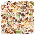 thumbnail image 3 of 35pcs-50pcs Delicious Stickers Food Yummy Stickers Bakery Stickers for Laptops Suitcase Fridge, 3 of 9
