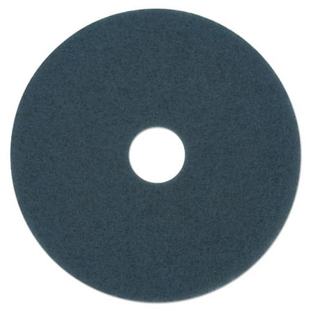 Scrubbing Floor Pads, 13" Diameter, Blue, 5/carton | Bundle of 2 Cartons