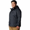 thumbnail image 3 of Big & Tall Columbia Watertight II Omni-Tech Hooded Packable Jacket Color: Black Size: 3XL TALL, 3 of 4
