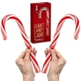 thumbnail image 3 of Giant Candy Cane Sticks 2 Pack Gift box - 10 Inch Individually Wrapped Dye-Free Christmas Candy Peppermint Flavor For Stocking Fillers, Holiday Party Favor, Gift Decorations, 3 of 5