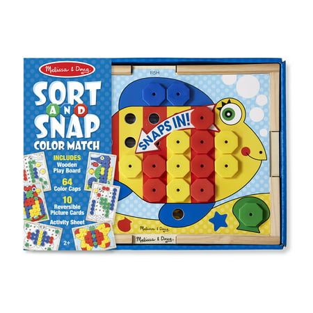Melissa & Doug Sort and Snap Color Match - Sorting and ...