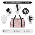 thumbnail image 4 of Fotbe Orchids Flowers Bolsa de Viaje con Estampado, Bolsa de Fin de Semana para Mujer con Compartimento para Zapatos, Bolsa de Gimnasio con Bolsillo Húmedo, 4 of 7