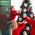 thumbnail image 7 of 36PCS Glitter Christmas Artificial Flowers Christmas Poinsettia Decor Christmas Tree Wreaths Ornaments for Christmas Home Wedding Party, 7 of 7