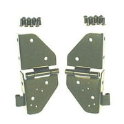Rugged Ridge by RealTruck Windshield Hinges for Jeep CJ & Wrangler YJ | Black | 11209.01 | Compatible with 1976-1986 Jeep CJ; 1987-1995 Jeep Wrangler YJ