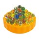 thumbnail image 2 of Juego de apilar cuentas de vidrio | Rompecabezas interactivo de equilibrio de torres para 2-4 jugadores | Incluye 60 cuentas, dados y cartas | Juego de mesa familiar para niños y adultos, 2 of 6