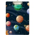 thumbnail image 2 of Coolnut Solar System Clipboard, Acrylic Standard A4 Letter Size Clip Board with Low Profile Clip for Office, Classroom, Doctor, Nurse and Teacher, 12.5"x9", 2 of 7