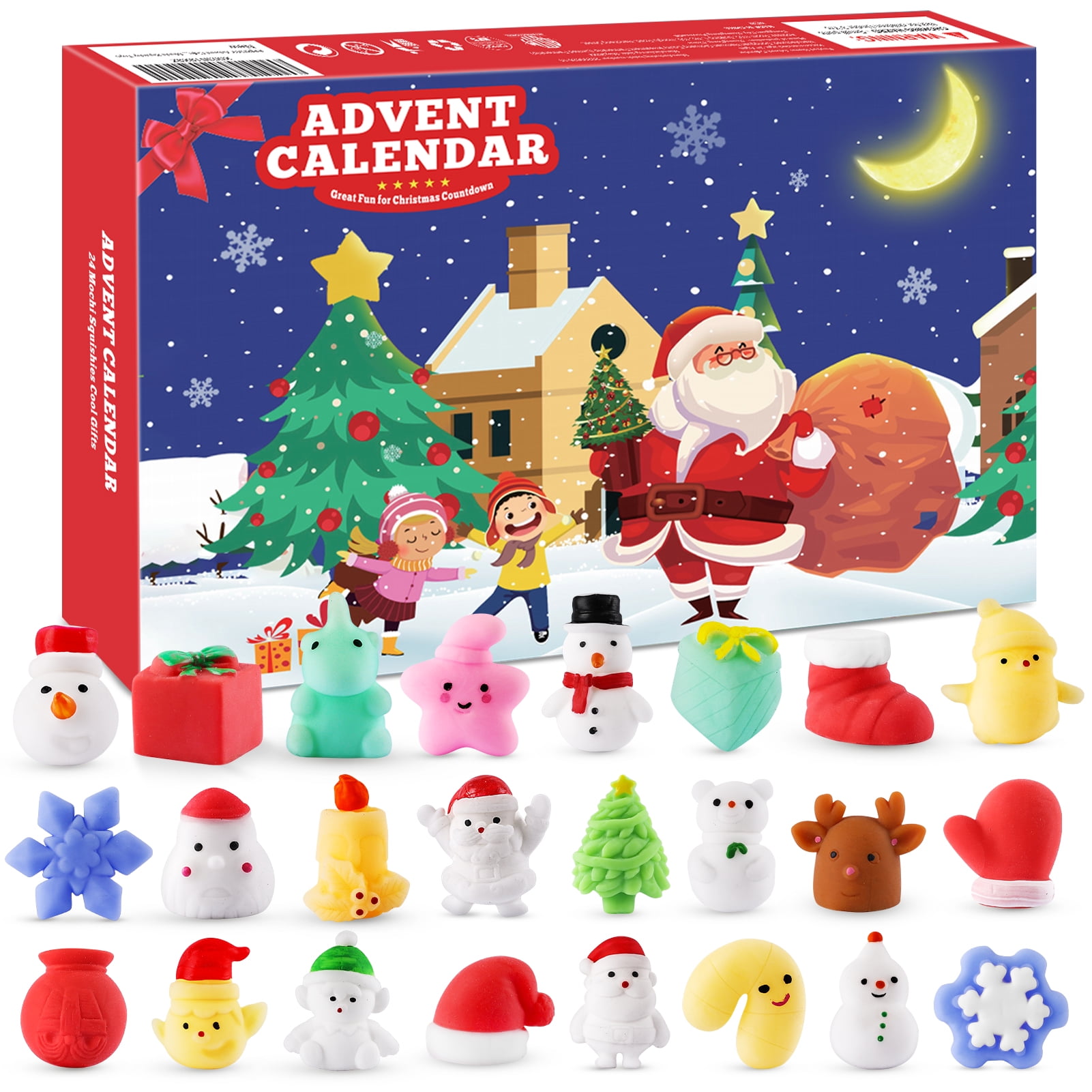 Walmart is selling Squishmallows holiday-themed advent calendars