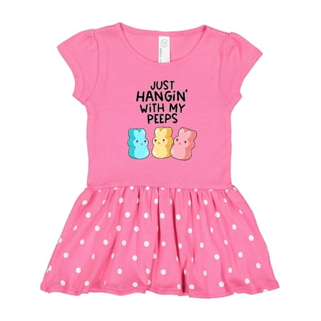 

Inktastic Easter Just Hangin with My Peeps! Gift Toddler Girl Dress