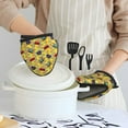 thumbnail image 2 of 90s Audio Tape Oven Mitts Heat Resistant - Soft Lining Silicone Mini Oven Mitts with HangingLoop, Kitchen Oven Gloves Heat Resistant 500℉ for Cooking Baking Microwave, 2 of 7