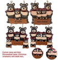 thumbnail image 5 of 2021 Christmas Tree Pendant DIY Name Bear Family Pendant Xmas Tree Hanging Ornament Holiday Home Decoration Gift, 5 of 8