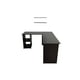 thumbnail image 2 of Escritorio En L DECOMOBIL con Repisas Incluidas Negro Mate, 2 of 5