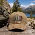 thumbnail image 5 of JULMCOMO 9/11 Memorial Patriotic Baseball Cap 25th Anniversary Never Forget American Flag Adjustable Hat 2001-2026 Baseball Cap for Women Men E, 5 of 6
