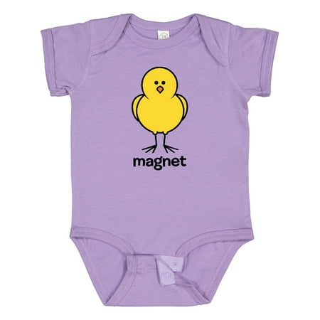 

Inktastic Chick Magnet Gift Baby Boy Bodysuit