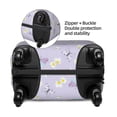 thumbnail image 2 of Haiem daisy and butterfly Pattern Luggage Cover Printed Suitcase Covers for Luggage Elastic Washable Suitcase Protector Fits 18-32 Inch Luggage-Medium, 2 of 7