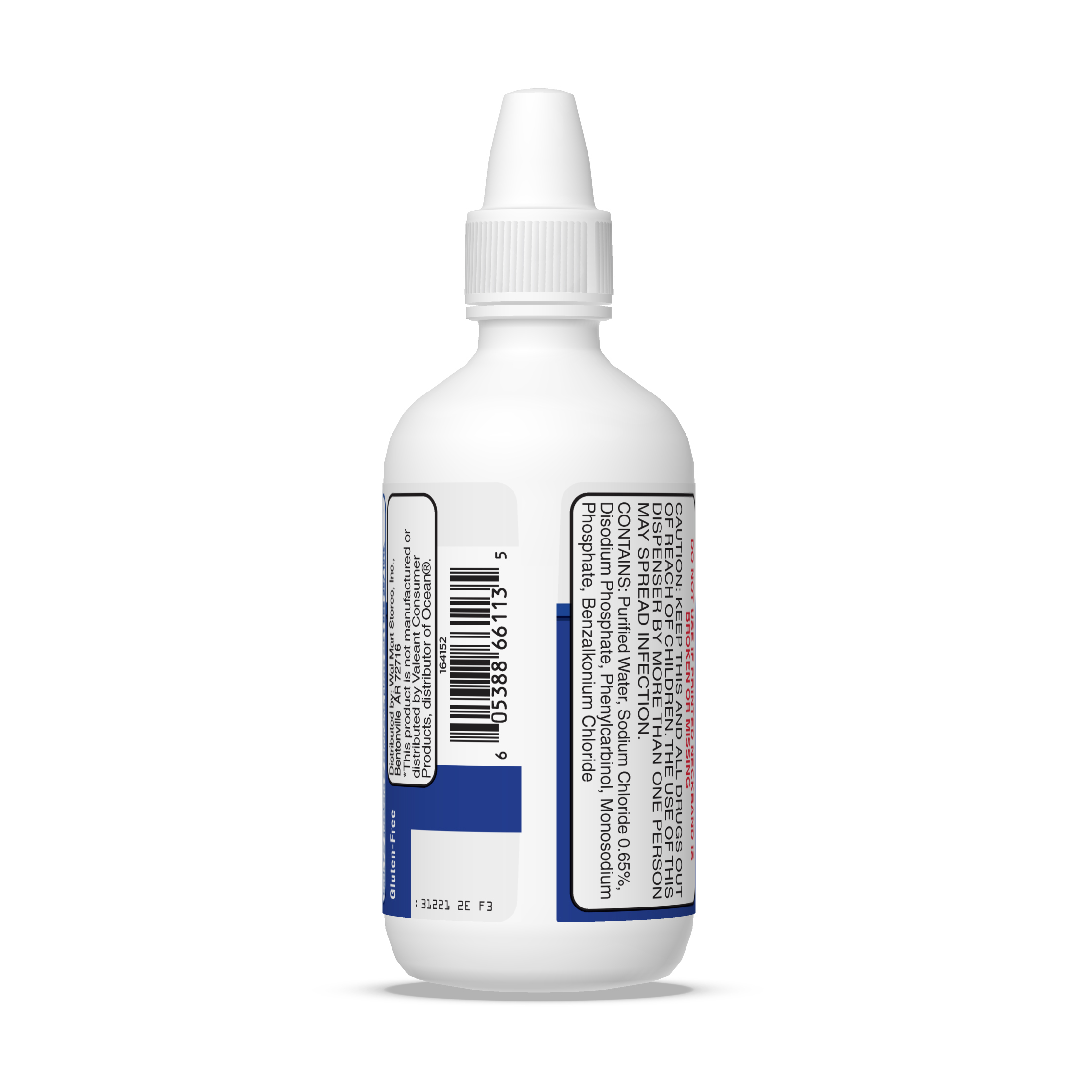 Equate Saline Nasal Spray, Sodium Chloride 0.65%, 3 fl oz - Walmart.com