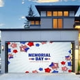 Memorial Day Garage Door Decoration Garage Door Banner Mural Cover 7 X