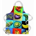 thumbnail image 1 of Carolines Treasures MW1227APRON Mixed Fruits & Vegetables Apron, 1 of 4