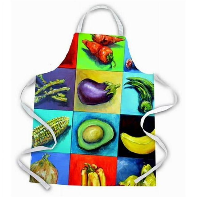 Carolines Treasures MW1227APRON Mixed Fruits & Vegetables Apron