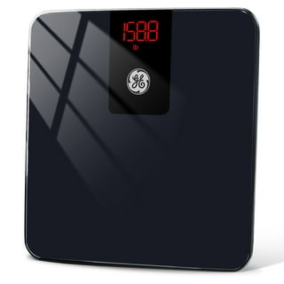 GE Smart Scale for Body Weight with All-in-one LCD Display, Weight Scale,  Digital Bathroom Scales, Bluetooth Rechargeable Body Fat Scale, Accurate Weighing  Scale for Body Weight, BMI and More, 396 lbs 