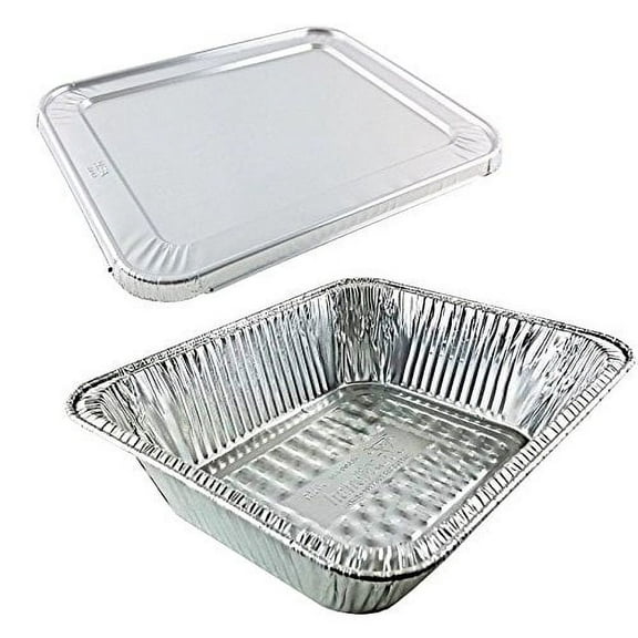 Handi-Foil Half-Size Extra-Deep TruFit Aluminum Foil Steam Table Pan w/Lid Comb (pack of 20)