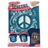 Zip Screen Large Peace Sign, 1 Each