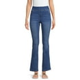 thumbnail image 4 of The Pioneer Woman Pull On Embroidered Bootcut Jeans, 32” Inseam, Sizes XS-3X, Women's and Women's Plus, 4 of 7