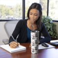 thumbnail image 4 of 20oz Boston Terrier Puppy Dog Skinny Tumblers Stainless Steel Tumbler with Lid and Straw,Vacuum Insulated Double Wall Travel Tumbler Cups with Cleaning Brush for Coffee,Tea, 4 of 6