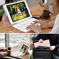 thumbnail image 6 of NEOYFC for  Case for iPad 9th/8th/7th Generation (10.2 Inch, 2021/2020/2019) with Pencil Holder, Magnetic Detachable Bluetooth Keyboard, Folio Multi-Angle Stand Cover-Thin & Light, Pink, 6 of 8