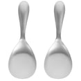 thumbnail image 1 of ColoMX 2 unids cucharas de arroz en casa cucharas de cocina arroz cucharas de cocina (plata), 1 of 8
