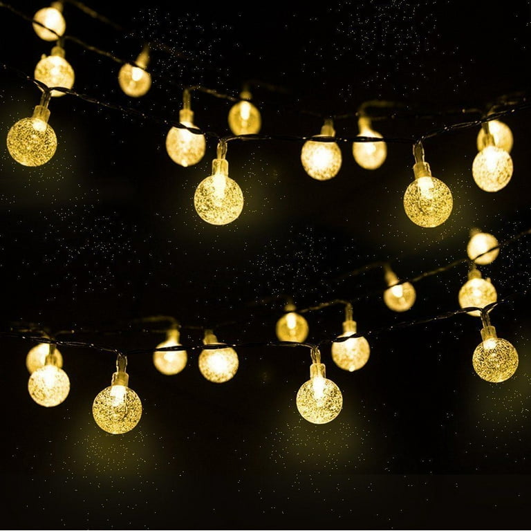 16ft/21ft/31ft/39ft Romantic Solar Garden String Ball Light Fairy Twinkling Light Outdoor Patio Garden Party Decor,Warm White / Multi-Color 16ft/21ft/31ft/39ft Romantic Solar Garden String Ball Light Fairy Twinkling Light Outdoor Patio Garden Party Decor,Warm White / Multi-Color