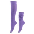 thumbnail image 1 of tredstone 2pcs/set Soft And Elastic Slouch Socks Exquisite Craft And Fit For All Extra Light Purple 1Set, 1 of 6