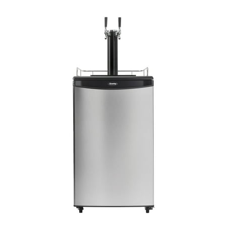 Danby 5.4 cu. ft. Dual-Tap Keg Cooler in Stainless Steel (DKC054A1BSL2DB)