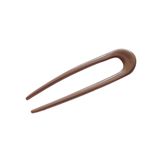 Qarigey Palillos para el cabello en forma de U, moda para chicas, elegante horquilla hecha a mano para mujeres, soporte ligero, accesorios para la cabeza Accesorio para el cabello Caqui Qarigey AP011005-03B