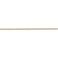 thumbnail image 3 of 14K Yellow Gold 1.4mm Round Open Wide Link Cable Chain (24 X 1.4) Made In South Africa pen214-24, 3 of 5