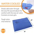 thumbnail image 3 of K&H Pet Products Coolin' Pet Pad Blue Large 20 X 36 Inches, 3 of 9