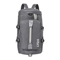 Hovmgk Sports Duffle Bag 17.7×9.8 Inch, Swim Gear Pouch, Dry-Wet Separation, Quick-Drying, Spacious – Perfect for Gyms, Swimming Pools, Great for Fitness Enthusiasts, Swimmers, Gray