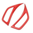 thumbnail image 5 of Car Fender Side Vents, 2 Pcs Splash Guard Vent Decal Cover Red Side AC Outlet Trim for W-rangler JL JLU Gladiator JT 2018 To 2022, 5 of 8