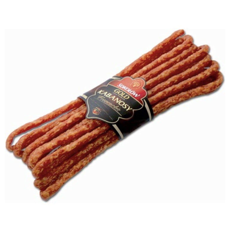 Pork Kabanos Gold Smoked Flavor Kabanosi Polish Long Thin Sticks