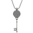 thumbnail image 1 of Línea de alucinaciones Colgante Collar Vintage Llavero Plata Joyas Unbranded  M, 1 of 3